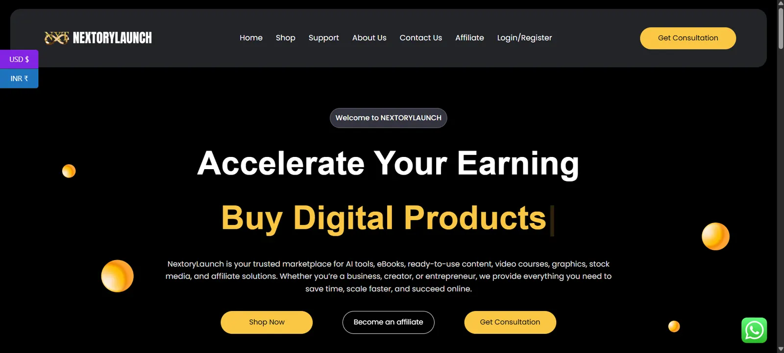 Nextory Launch — SaaS · Cinematic Launch preview